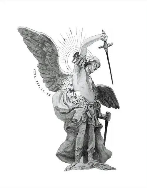 武汉单针纹身米迦勒