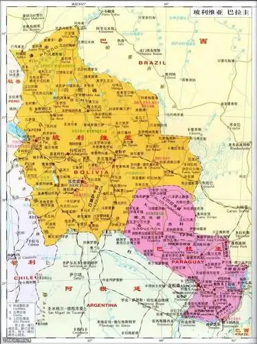 巴拉圭地图