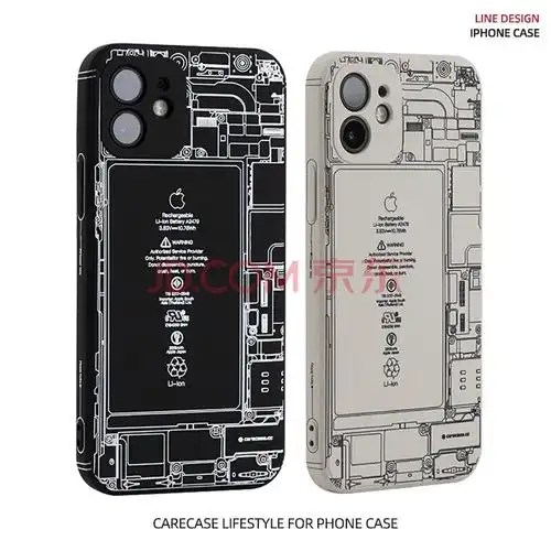 igiftfire carecas手机线条设计适用苹果iphone11手机壳12promax xr侧