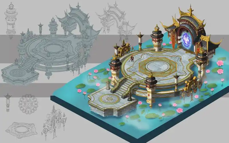 场景设计|插画|游戏原画|不会画画的cc - 原创作品 - 站酷 (zcool)