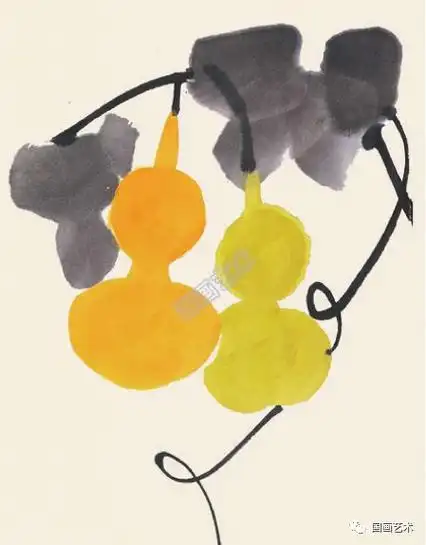 儿童国画起步,简单几步画蔬果!