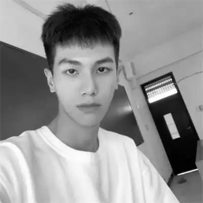男头黑白真人头像高冷帅气图片