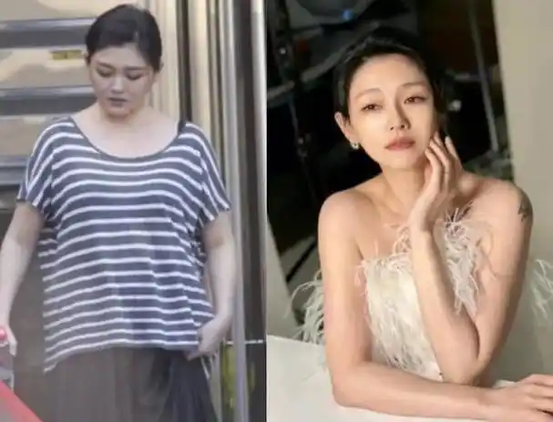 大s素颜近照曝光身材走样穿搭老气像大妈与具俊晔似母子