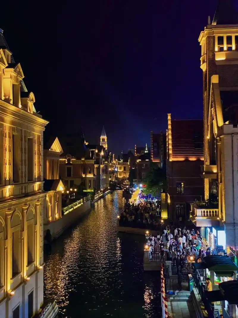 大连必打卡|夜晚浪漫好去处95威尼斯水城 威尼斯水城也在东港这,一