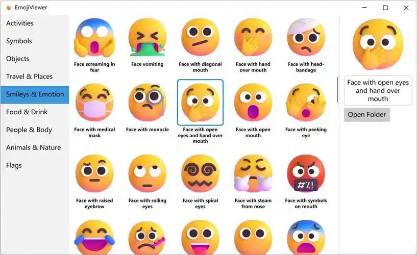 c#  wpf 开发一个查看 emoji 表情软件_json_assets_文件