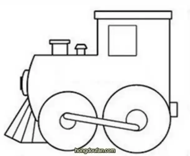 火车头要如何画一学就会的火车头卡通简笔画大全
