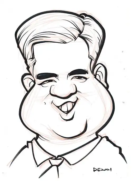 肖像漫画似颜绘手绘线稿