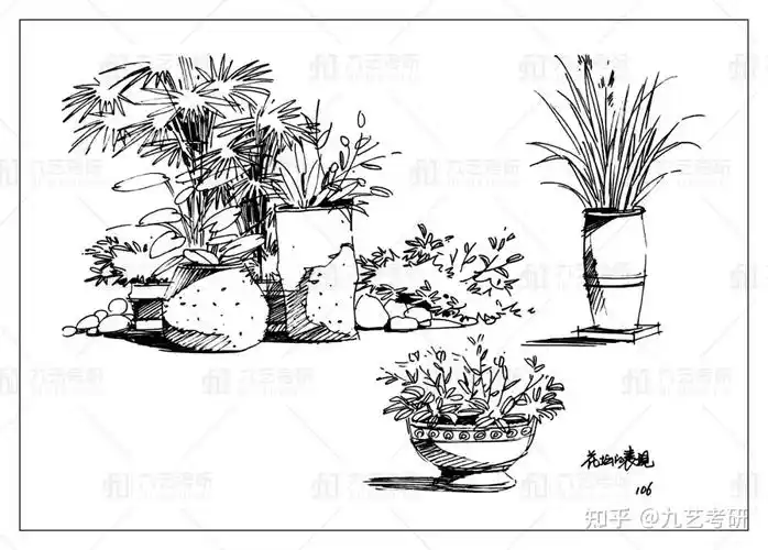 环艺景观篇ii手绘基础入门干货室外小品组合内附视频及详细教程