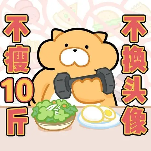 求图不瘦十斤不换头像的图