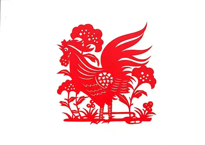 【抗击疫情!居家学剪纸11(传承班)】 生肖鸡剪纸