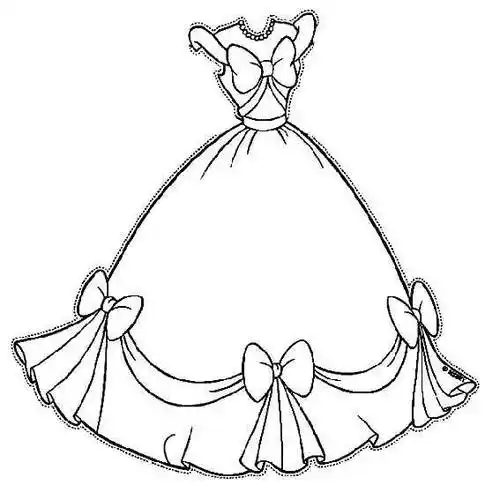 画公主裙画公主裙简笔画