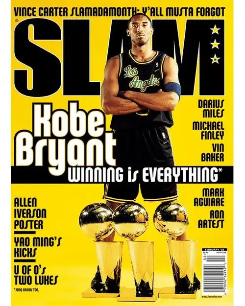那些年科比上过的slam杂志封面高清大图