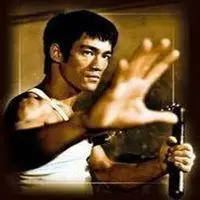 李小龙头像素描 黑白素描李小龙先生头像_微信头像图片大全