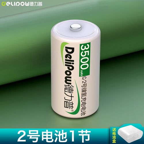 德力普(delipow) 充电电池2号电池/c型二号电池充电套装 适用手电筒