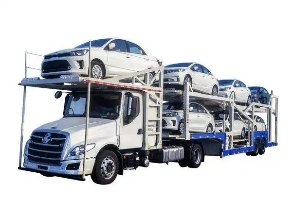 车辆运输车治理政策严格实施 长头轿运乘龙t5"多拉一辆"