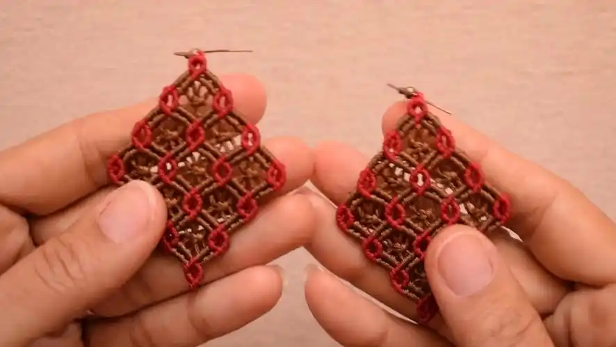 【sainabaft】绳编耳钉教程051